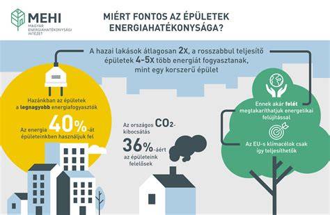 Energiahatékonyság és kapacitások infografika