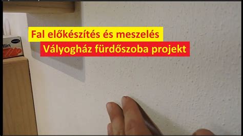 Falelőkészítés tapétázáshoz