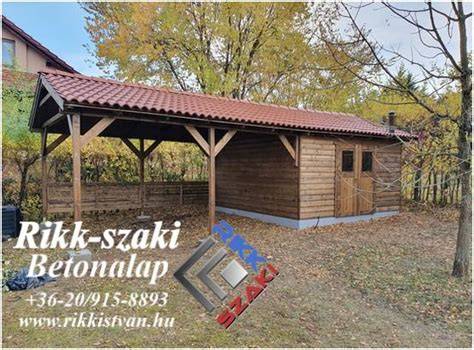 Kerti faház alapozás vizuális ábra