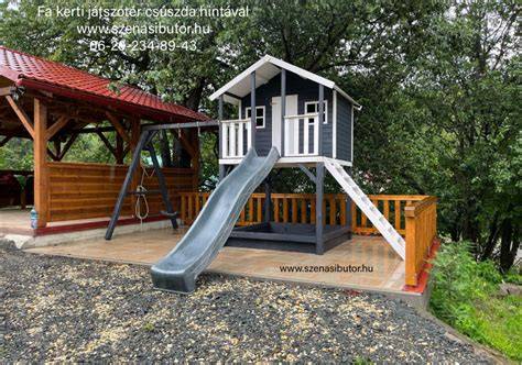 Kerti játszóterek vizuális áttekintése