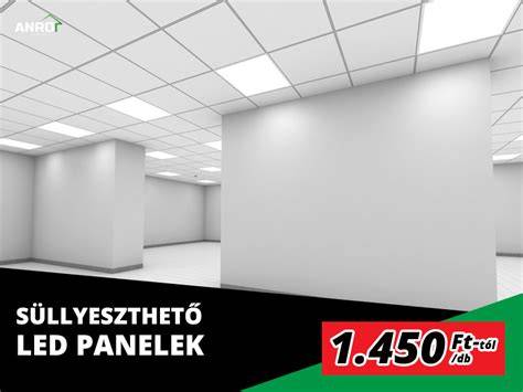 LED panelek méretei és fényerősségei