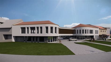 Mezőkövesd belvárosi utcakép a hagyományos és modern épületek egyvelegével