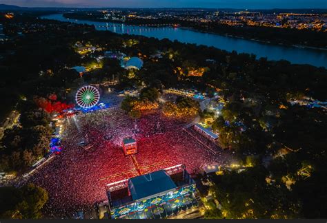 Látkép a Sziget Fesztiválról