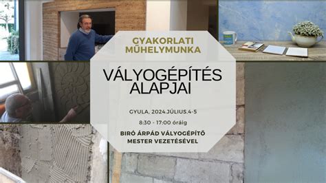 Vályogépítő képzés Csenyétén