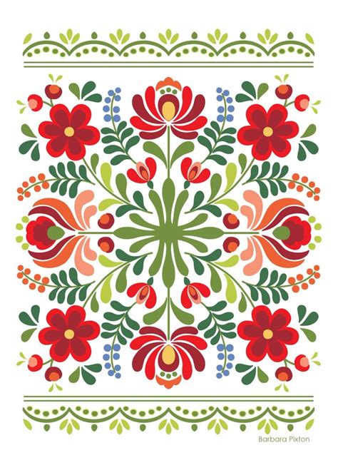 Hungarian wallpaper patterns
